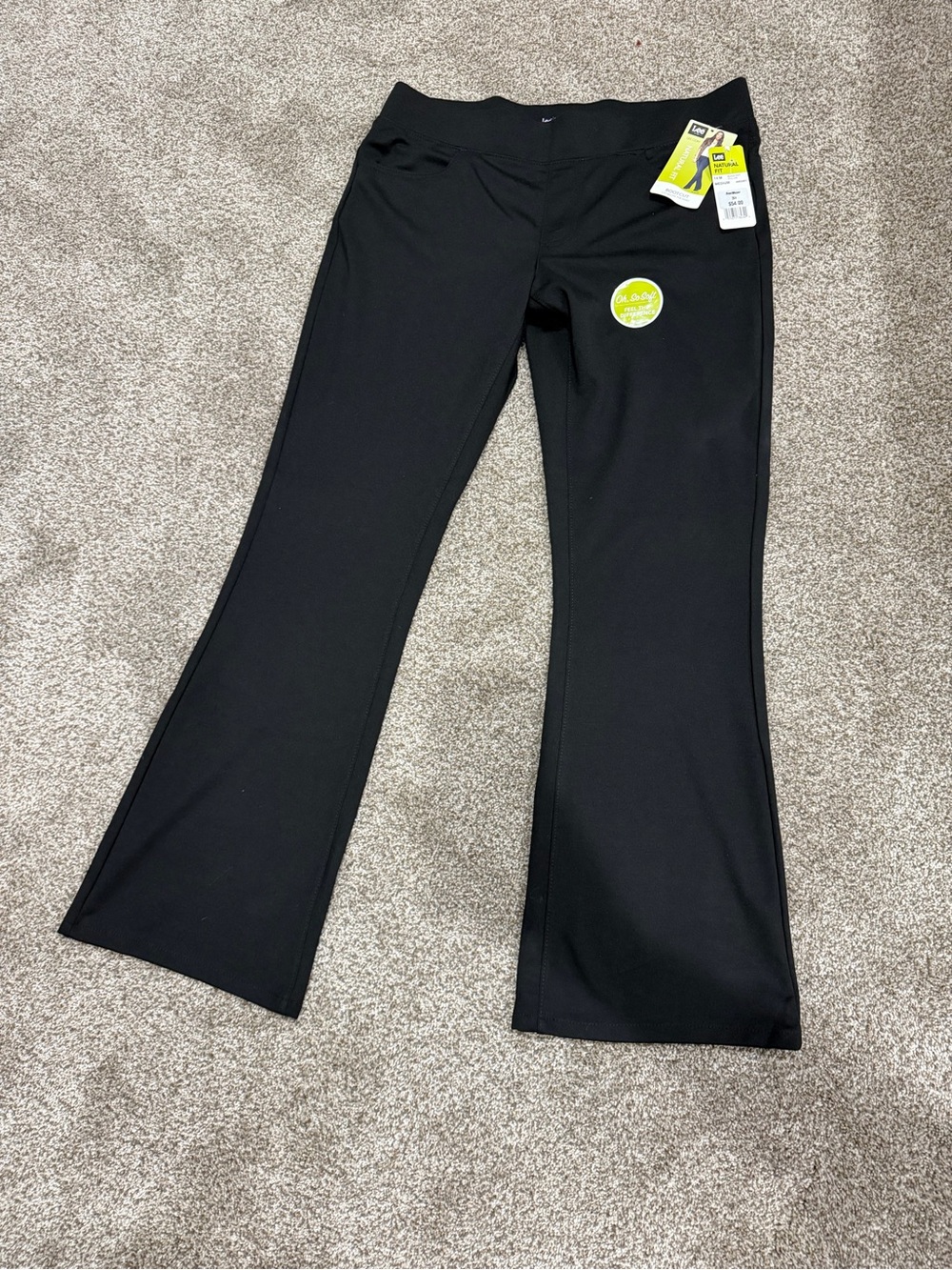 Lee Girls' Black Flared Leggings